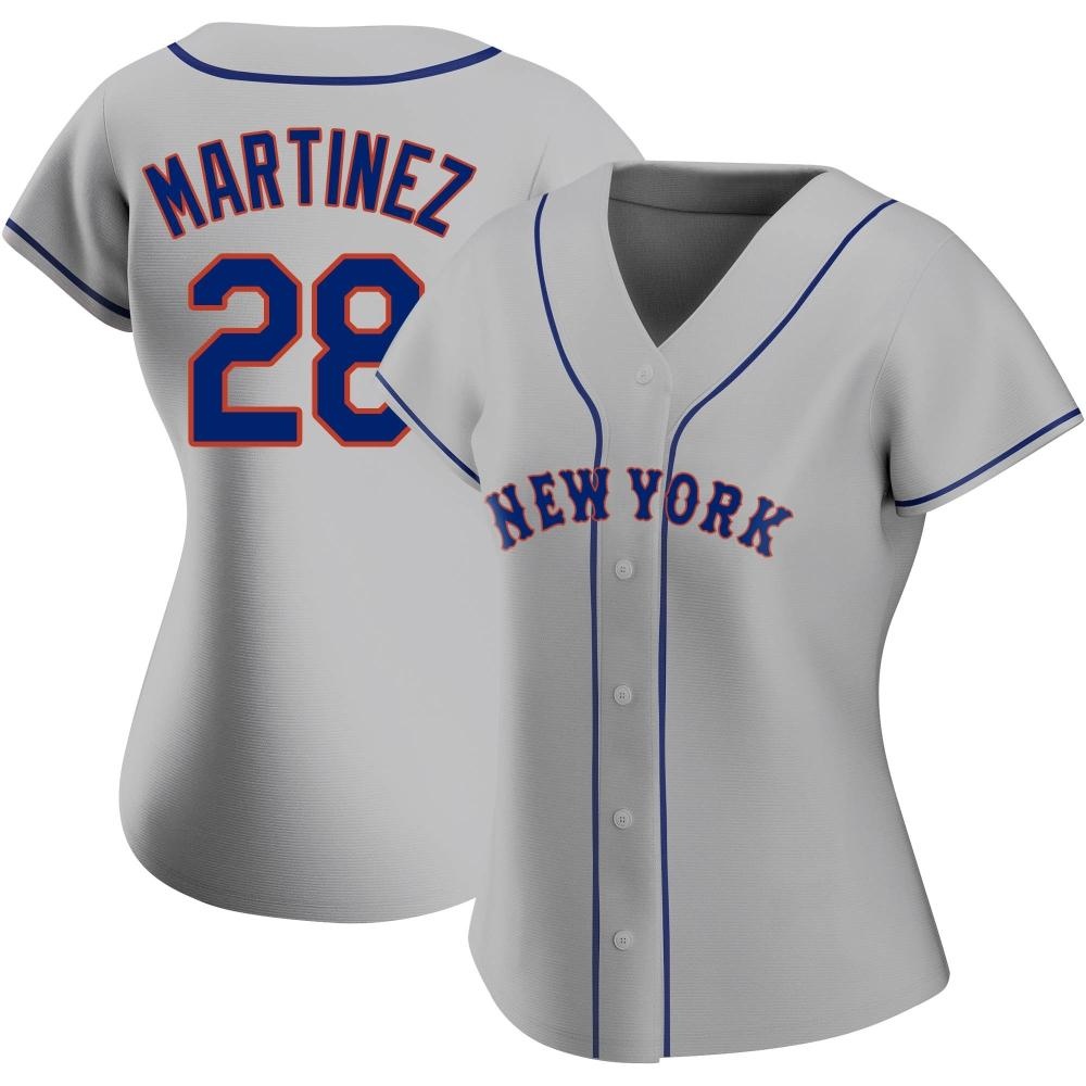 Replica J.D. Martinez Women's New York Mets Gray Road Jersey Replica J.D. Martinez Women's New York Mets Gray Road Jersey