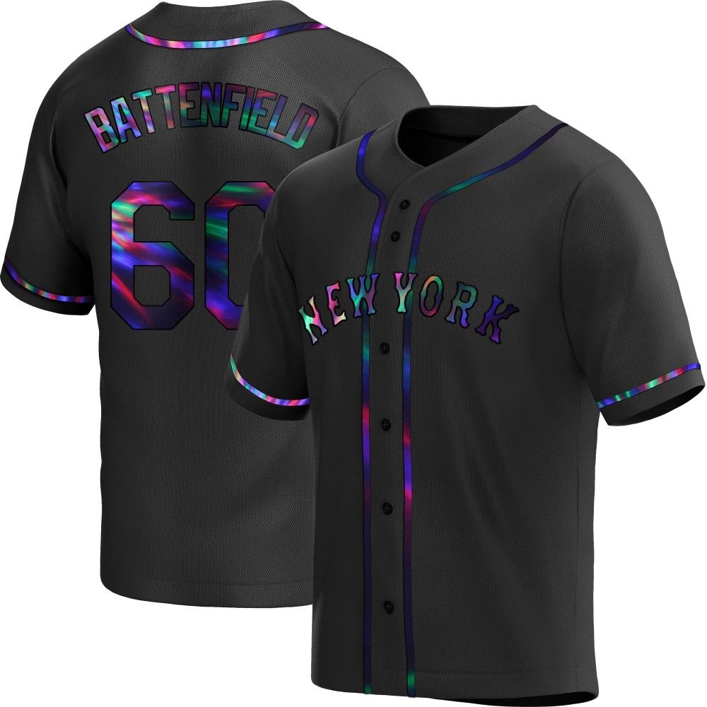Replica Peyton Battenfield Youth New York Mets Black Holographic Alternate Jersey Replica Peyton Battenfield Youth New York Mets Black Holographic Alternate Jersey